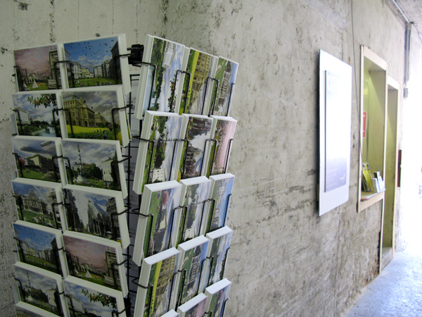 CITY Postcards as part of the exhibition paraflows, MAK-Gegenwartskunstdepot, Vienna, 2008 